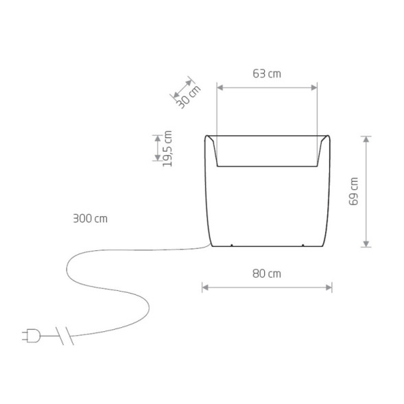 Садово-парковый светильник Nowodvorski FLOWERPOT 9713