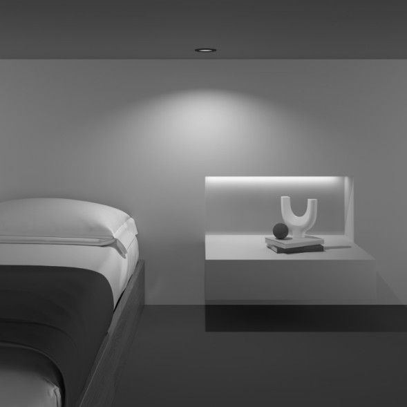 Встраиваемый точечный светильник Maytoni Technical Yin DL030-2-01B