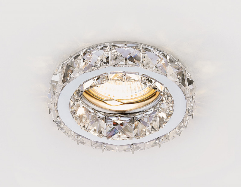 Встраиваемый точечный светильник Ambrella Light Ceiling K112 CL/CH