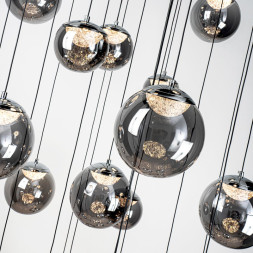 Подвесная люстра MODELUX 2338.25-CR ML.2338.25 BK-CR