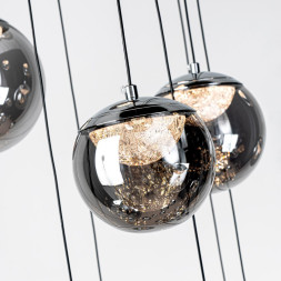 Подвесная люстра MODELUX 2338.25-CR ML.2338.25 BK-CR