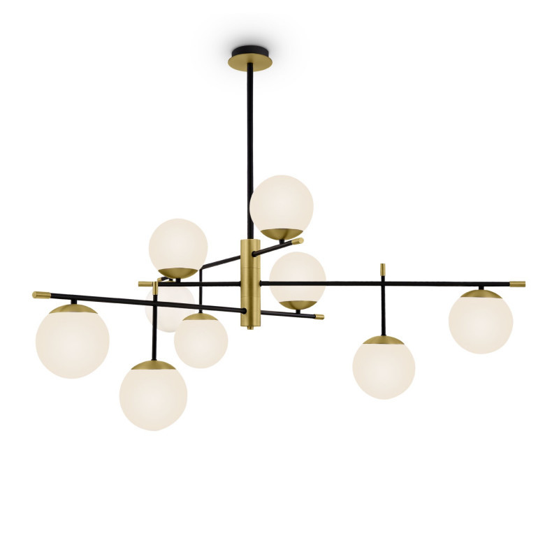 Люстра на штанге Maytoni Nostalgia MOD048PL-09G