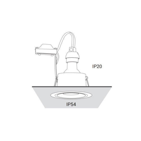 Точечный влагозащищенный светильник Nowodvorski FOXTROT 8373
