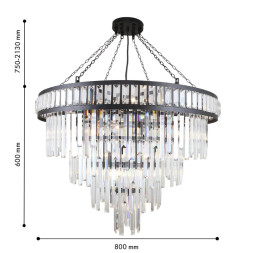 Подвесная люстра 4731-19P Favourite PRESTON