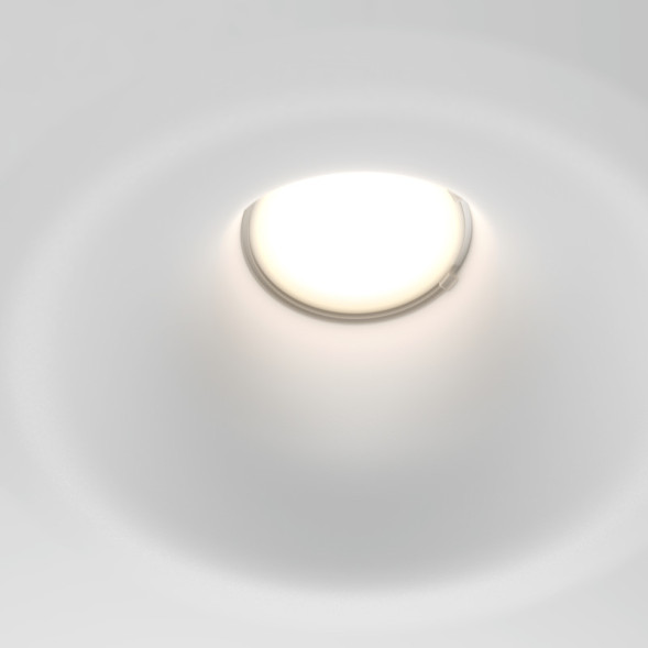 Встраиваемый точечный светильник Maytoni Technical Gyps Modern DL002-1-01-W-1