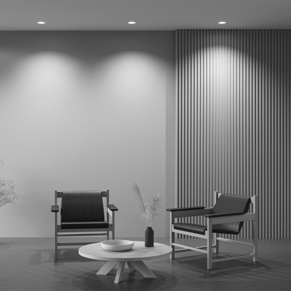 Встраиваемый точечный светильник Maytoni Technical Gyps Modern DL002-1-01-W-1