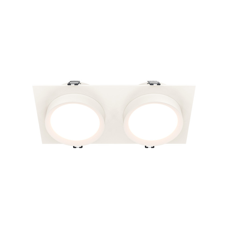 Встраиваемый точечный светильник Maytoni Technical Hoop DL086-02-GX53-SQ-W