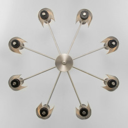 Люстра на штанге Eurosvet Grino 70139/8 никель