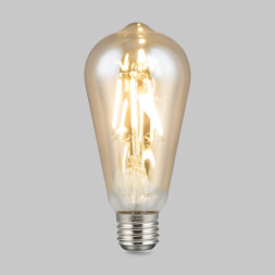 Светодиодная лампа Voltega ST64 5526 6W 220V 480lm E27 белый (теплый)