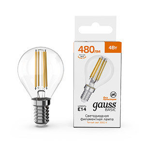 Светодиодная лампа Gauss 50512142 Filament