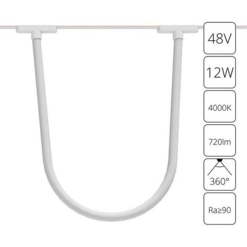 Магнитный трековый светильник ARTE Lamp RAPID A6167PL-1WH