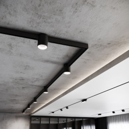 Магнитный трековый светильник Elektrostandard 85054/01 чёрный