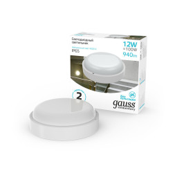 Пылевлагозащищенный светильник Gauss 126411212 ЖКХ