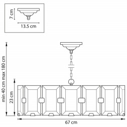 Подвесная люстра Lightstar NOVARA 713287