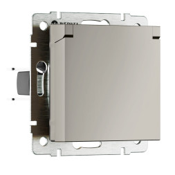 Розетка Werkel W1271204 дымчатый