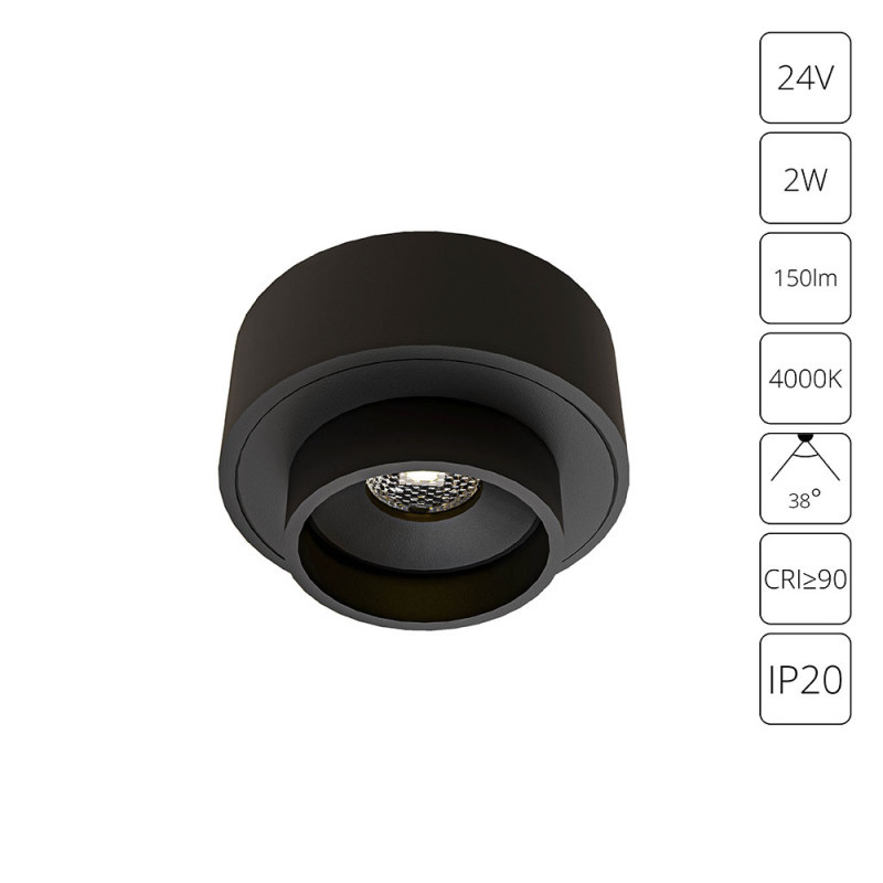 Накладной точечный светильник ARTE Lamp PRESTO A6183PL-1BK