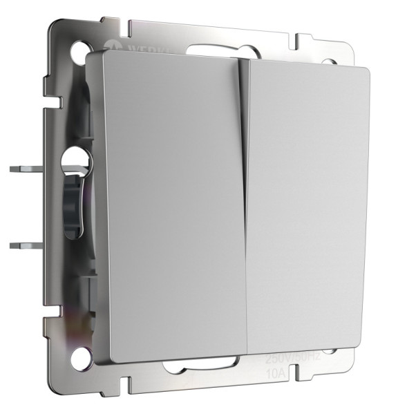 Выключатель Werkel W1106 W1122006 серебряный