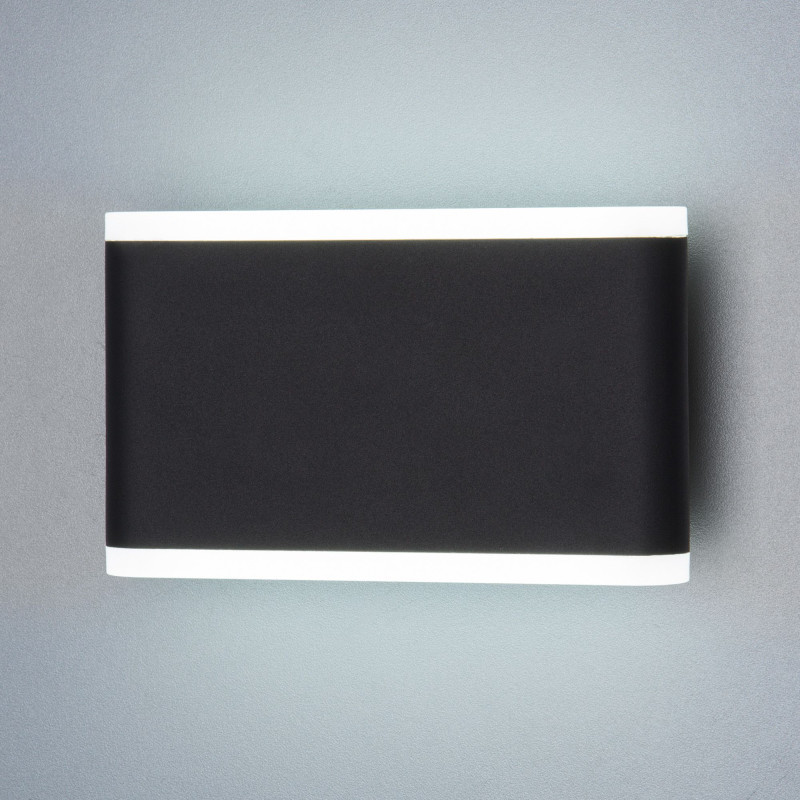 Уличный настенный светильник Elektrostandard 1505 TECHNO LED COVER чёрный