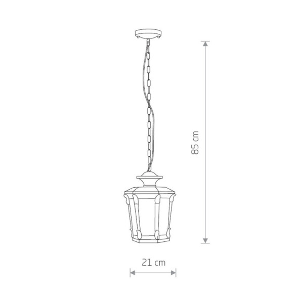 Подвесной уличный светильник Nowodvorski AMUR 4693