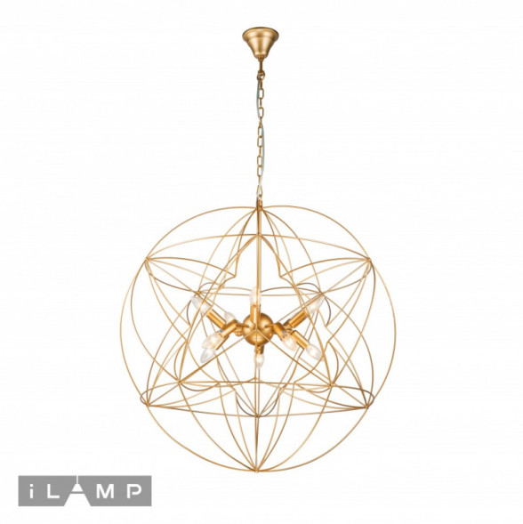 Подвесная люстра iLamp Element 8777-800 GL