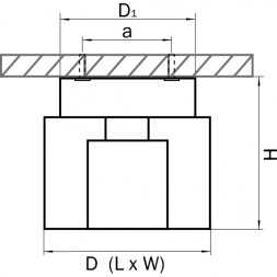 Накладной точечный светильник Lightstar CUBO 160204