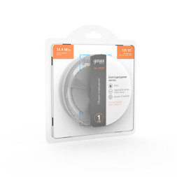 Лента Gauss Basic LED 2835/120 BT084 72W 12V 1400lm белый (теплый) IP20