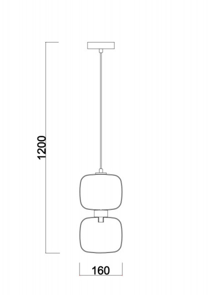 Подвесной светильник Freya Lumen FR5215PL-01CH