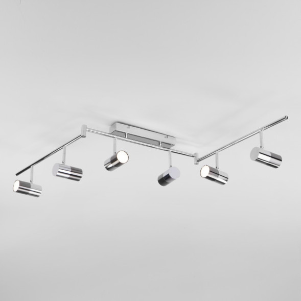 Спот Eurosvet Mini Topper 20086/6 LED хром/черный жемчуг