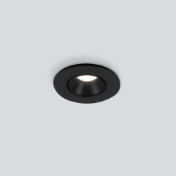 Встраиваемый точечный светильник Elektrostandard 25025/LED 3W 4200K BK черный