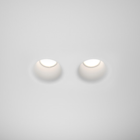 Встраиваемый точечный светильник Maytoni Technical Gyps Modern DL002-DW-02-W