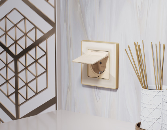 Рамка Ambrella Volt AF580343 ALFA Arctic