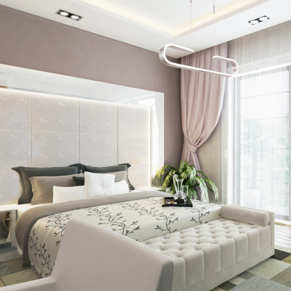 Подвесной светильник Eurosvet Sender 90072/1 серебряный