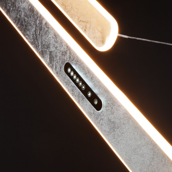 Подвесной светильник Eurosvet Sender 90072/1 серебряный