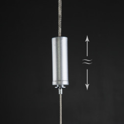 Подвесной светильник Eurosvet Sender 90072/1 серебряный