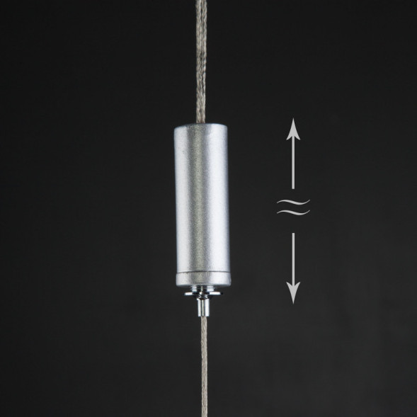 Подвесной светильник Eurosvet Sender 90072/1 серебряный