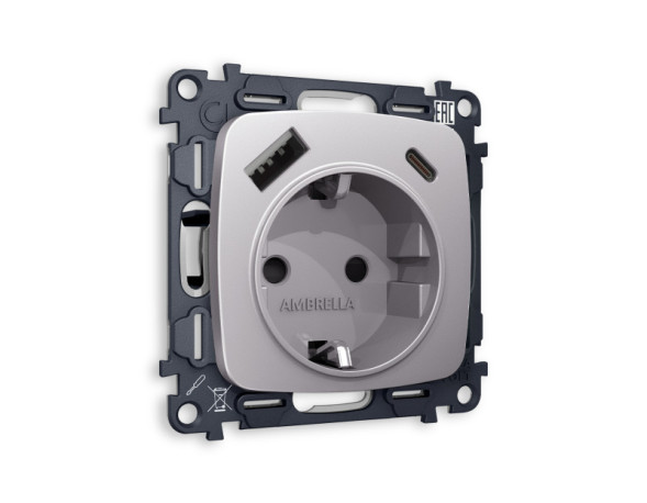 Розетка Ambrella Volt MO510010 OMEGA QUANT