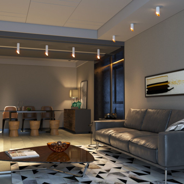 Накладной точечный светильник Elektrostandard DLN115 GU10 белый/золото