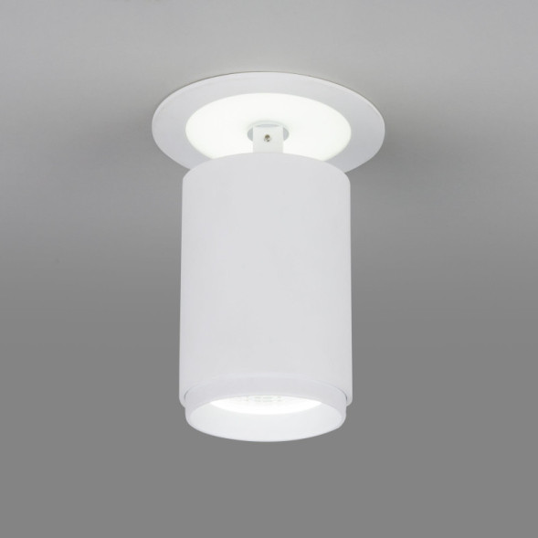 Встраиваемый точечный светильник Elektrostandard DSR002 9W 6500K белый матовый