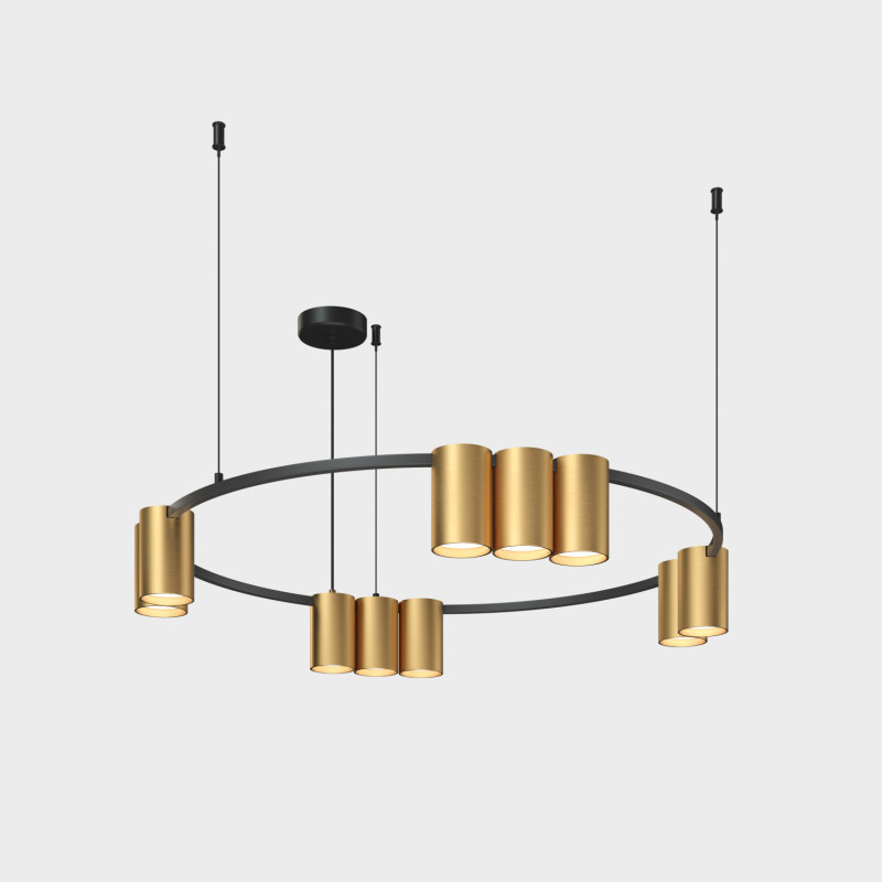 Подвесной светильник Denkirs Orbit DK4065-BK+SG
