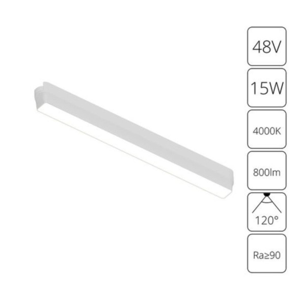 Магнитный трековый светильник ARTE Lamp RAPID A6168PL-1WH