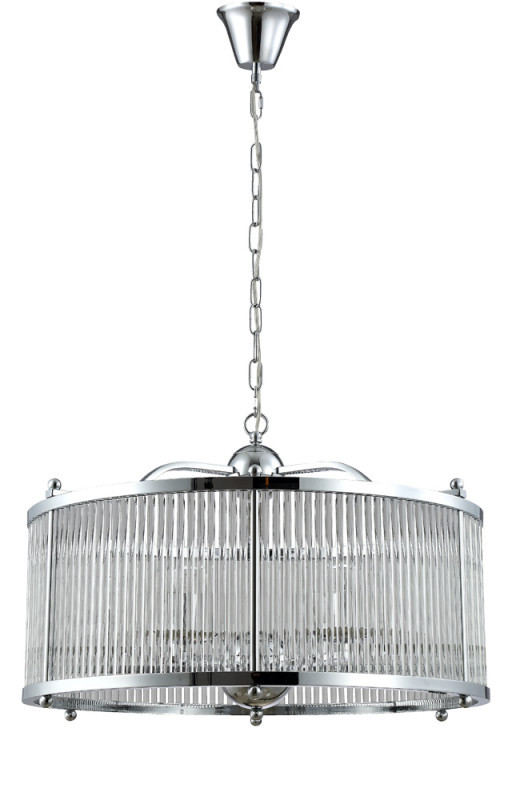 Подвесная люстра Crystal Lux TADEO TADEO SP6 D600 CHROME/TRANSPARENTE