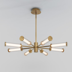 Люстра на штанге Eurosvet 50386 LED латунь Stark