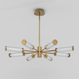 Люстра на штанге Eurosvet 50386 LED латунь Stark