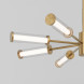 Люстра на штанге Eurosvet 50386 LED латунь Stark