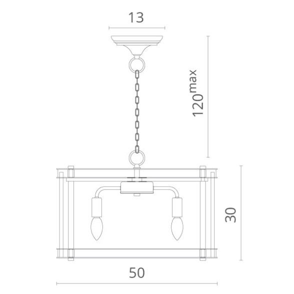 Подвесная люстра Divinare KANOVI 8101/02 SP-8