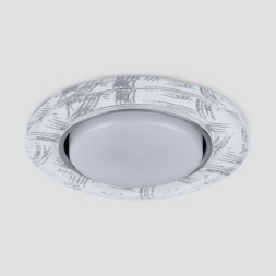 Встраиваемый точечный светильник Elektrostandard 1062 GX53 WH/SL белый/серебро