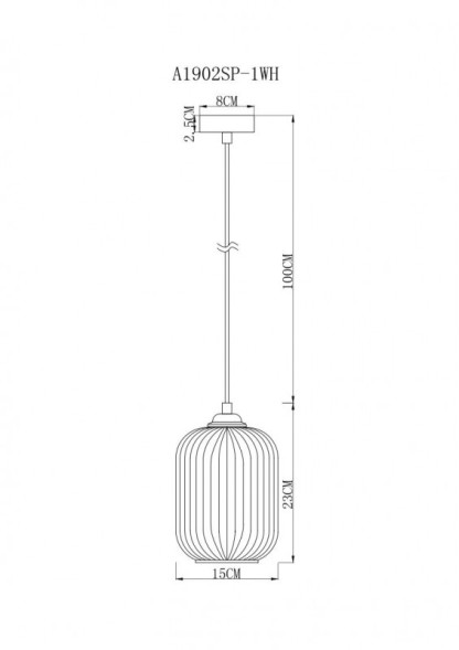 Подвесной светильник ARTE Lamp ARWEN A1902SP-1WH