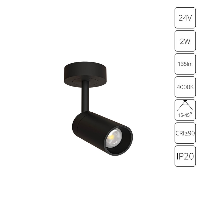 Спот ARTE Lamp PRESTO A6191PL-1BK