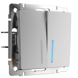 Выключатель Werkel W1106 W1120106 серебряный