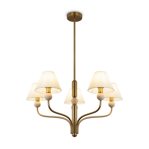 Люстра на штанге FR2058PL-05BS Freya AURELIA